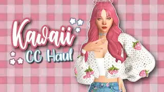 Kawaii CC FINDS 🌸 Los Sims 4 Contenido Personalizado Haul || BelenSimffer