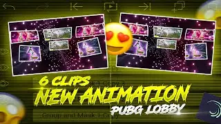 6 Clips Pubg Lobby Animation Tutorial😱 | AE Like Animation in Alight Motion | Mr TOM Playz