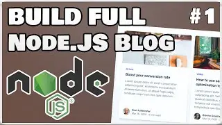 BUILD your OWN Node.JS Blog w/ JavaScript ▫️ EJS ▫️ MongoDB ▫️ Express ▫️ TailwindCSS 🔨💻 | #1