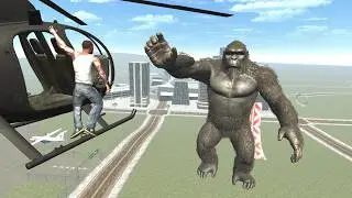 Franklin Fight Monkey King in Indian Bike Driving 3D