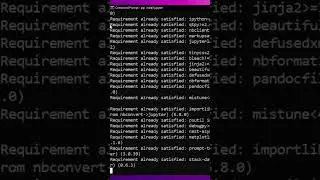 How to install python jupyter notebook in a computer #shorts #pythonjupternotebook #installjupyter