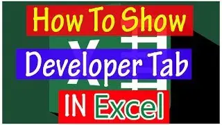 Excel 2016 Quick Tip: How to enable the Developer tab