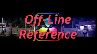 DaVinci Resolve 19  - How to add an Off-Line Reference Clip