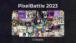 PixelBattle 2023 Timelapse | Cristalix