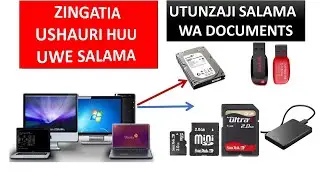 Computer Trainings: USHAURI HUU NI WAKUZINGATIA KWA WATUMIAJI WA KOMPYUTA...