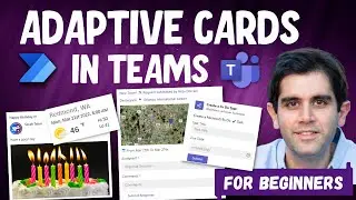 Adaptive Cards in Microsoft Teams using Power Automate | Beginners Tutorial