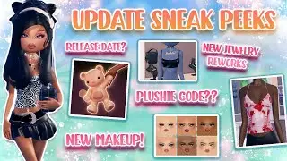 DRESS TO IMPRESS UPDATE LEAKS AND NEWS! PLUSHIE CODE? MAP CHANGES & MORE | roblox ♡