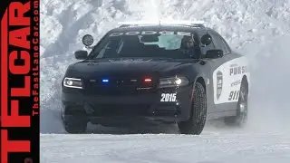 Dodge HEMI Charger Pursuit Police Car AWD Ice Track Review: Brrrr-usted Part 1