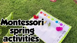 SPRING ACTIVITIES | 5 DIY Montessori preschool spring activities | Montessori at home