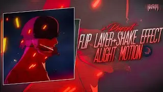 Flip Layer + Shake Effect Alight Motion Preset ( xml , alight link , qr code )