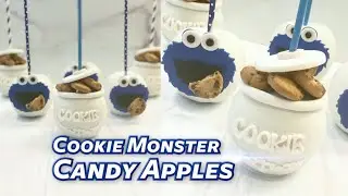 How To Make Cookie Monster Theme Candy Apples