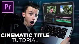 How to Add Cinematic Title Text in Premiere Pro 2023 (simple & fast)