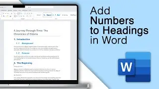 How To Get Numbered Headings & Subheadings In Word! [2024]