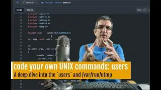 Unleash Your Inner Geek: Crafting your own Unix Command! Program your own 'who' and 'users'.