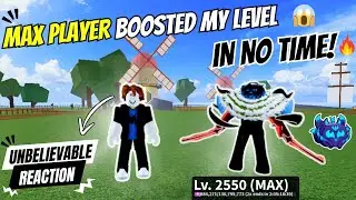 SHOCKING! 😱 How I Leveled Up 10x FASTER with MAX PLAYER in Blox Fruits! ROBLOX