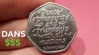 2020 BREXIT 50p Coin VALUE + REVIEW