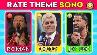 Rate Theme Song ✅ Good oR Bad ❌ | WWE Quiz 🎵