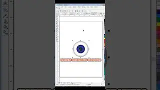 Eye ball Tutorial in CorelDraw #shorts  #coreldraw @MAYAGRAPHICS  @Yasirjanjuapodcast