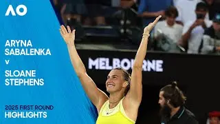 Aryna Sabalenka v Sloane Stephens Highlights | Australian Open 2025 First Round