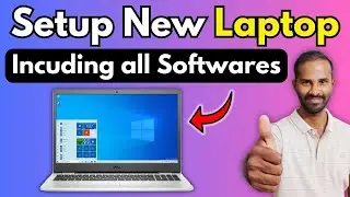 ✔️How to Setup a New Laptop | Setup a Laptop After Reinstall 🧑‍💻