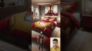 Avengers bedrooms 🛏️ #marvel #ironman #spiderman #trending #viral