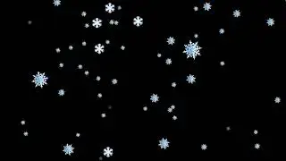 Футаж на Хромакее❄️Красивые Снежинки❄️❄️Background Beautiful Snowflakes Green Screen