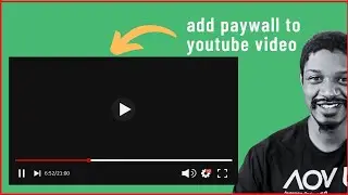 How to add Paywall to Sell your YouTube Videos