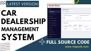 Car dealership management system project | Showroom management system | PHP full sourcecode download