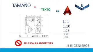 Tamaño de texto en AutoCAD || ¿Cómo asignarle el tamaño a los textos en AutoCAD?