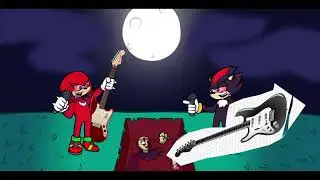 FNF tails gets trolled - high shovel but shadow and knuckles have guitars