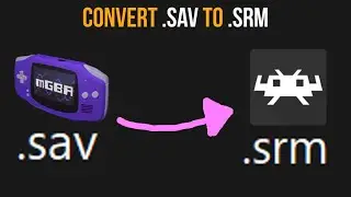 How to convert mGBA save files to RetroArch  ( .sav to .srm )