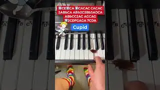 💘 Cupid Piano Tutorial 💘😍 #piano #pianotutorial