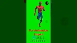 Spider Man #green #chromakey #animation