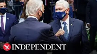 Joe Biden and Mike Pence attend 9/11 memorial at Ground Zero