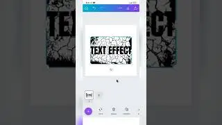 CARA GAMPANG BIKIN TEKS RETAK DI CANVA #canva #tutorialcanva #belajarcanva #kelascanva