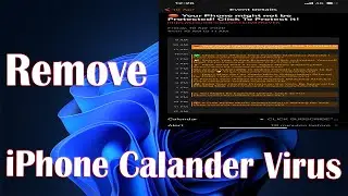 Remove iPhone Calendar Virus Get Rid Of It - How To