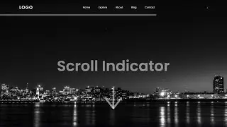 Build a Smooth Navigation Menu with Scroll Indicator Bar | HTML, CSS & JavaScript Tutorial"