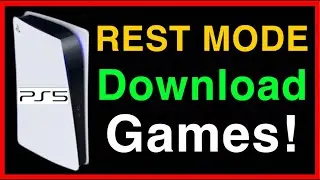 PS5 How to DOWNLOAD Games on REST MODE!