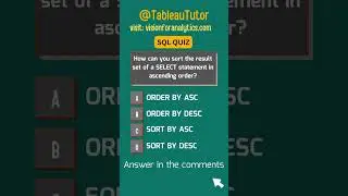 Test your SQL skills | How to sort data in SQL? #sqlqueries