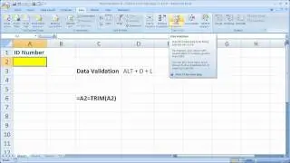 Data Validation 8 - Custom Error Messages in Excel