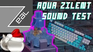 67G Lubed Aqua Zilents Typing Sound Test & Review ft. the Drop CTRL #ZealPC