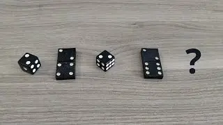 Угадай как расположен кубик 🎲 Задача с домино на логику № 14