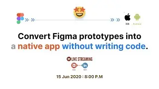 Convert Figma prototypes into a native app without writing code.