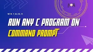 Run any C/C++ program on command prompt (cmd) for All Operating Systems (OS)