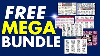 FREE MEGA BUNDLE - LIMITED TIME!  Free SVG / PNG files for Print on Demand Artists