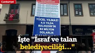 AKP'nin satışları meydana asıldı! İşte 