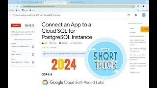 Connect an App to a Cloud SQL for PostgreSQL Instance | #qwiklabs | #GSP919 | [With Explanation🗣️]