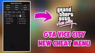 GTA Vice City Mod Menu | GTA Vice City Cheat Menu