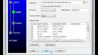 Convert XML file to SQL file