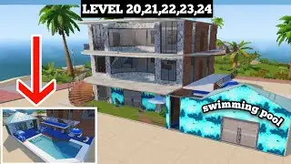 new best home😲 design with structure details for 20 to 24 levels✓ | level 20 home design Pubg mobile